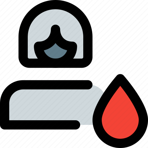 Female, medical, healthcare, drop icon - Download on Iconfinder