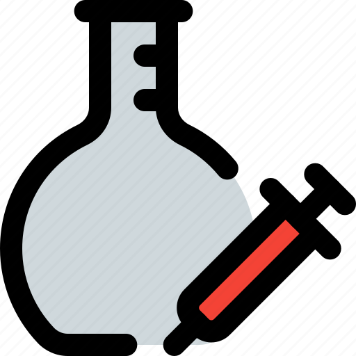 Injection, flask, medical, test icon - Download on Iconfinder