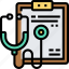 chart, diagnose, stethoscope, doctor, patient 