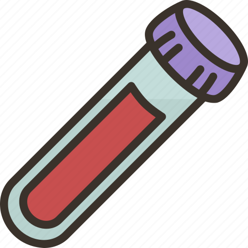 Tube, test, sample, blood, analysis icon - Download on Iconfinder