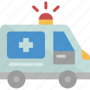 ambulance, emergency, hospital, vehicle, transportation