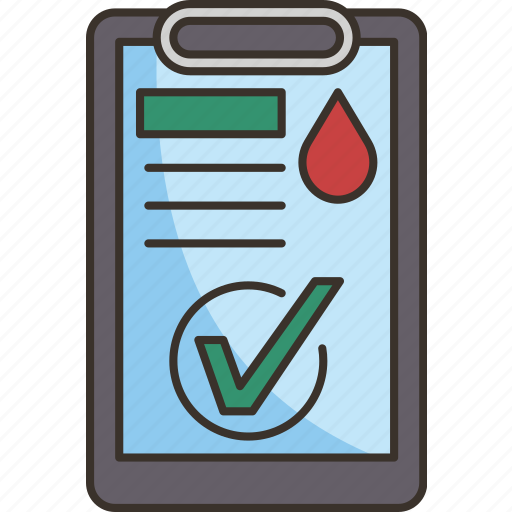 Consent, form, donor, blood, diagnosis icon - Download on Iconfinder