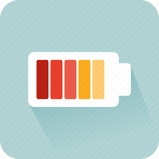 Battery, battery status, full, industry, interface, low battery icon - Download on Iconfinder