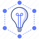 idea, creative, lamp