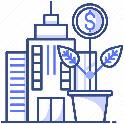 Investment, building, company, growth icon - Download on Iconfinder