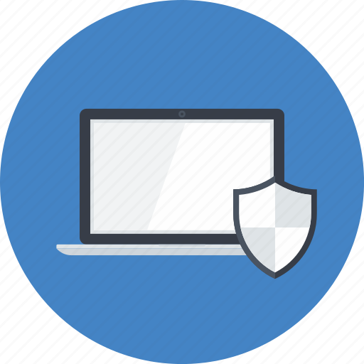 Account, laptop, protection, save, security, shield, weapons icon - Download on Iconfinder