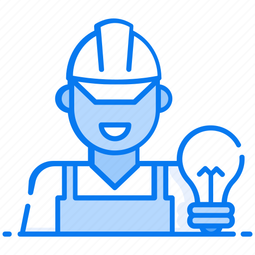 Electrician, lineman, mechanic, serviceman, wireman icon - Download on Iconfinder