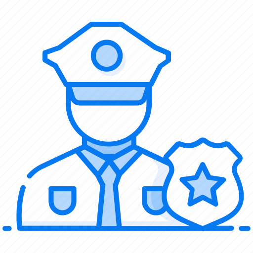Cop, officer, patrolman, police, police officer, policeman icon - Download on Iconfinder