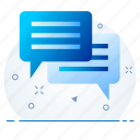 chat, communication, conversation, message 