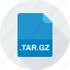 compressed tarball file, tar.gz 