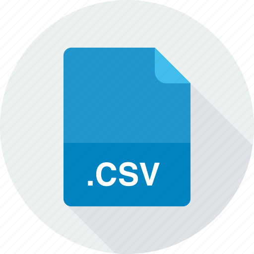 Comma Separated Values File Csv Data Files Icon Download On Iconfinder 8743