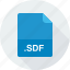 sdf, standard data file 