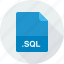 structured query language data file, sql file, sql format, sql format icon, sql icon 