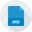 msi, windows installer package, type 