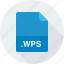 microsoft works word processor document, wps 