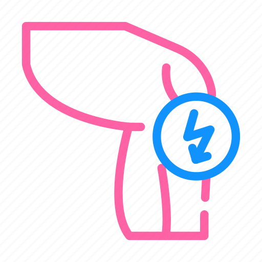 Knee, cutting, ache, body, aches, problem icon - Download on Iconfinder