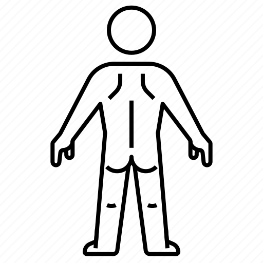 Anatomy, back, body, male, man, person icon - Download on Iconfinder