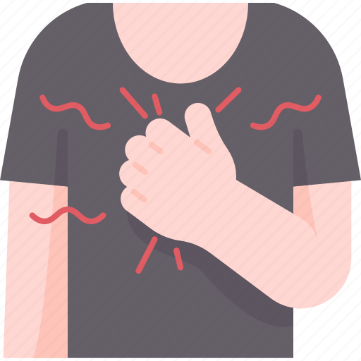 Chest, pain, heartburn, heart, attack icon - Download on Iconfinder