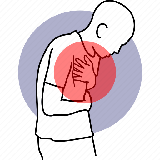 Pain, weakness, body, weak, sick, sickness, chest icon - Download on Iconfinder