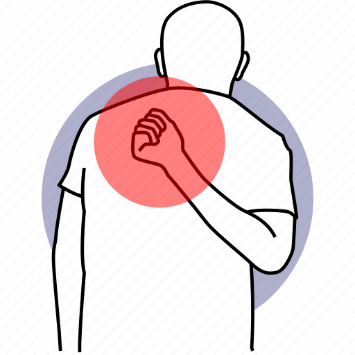 Pain, upper, back, spine, subluxation, spinal, problem icon - Download on Iconfinder