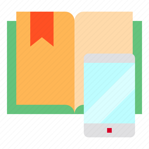 Book, bookmark, education, mobile, smartphone icon - Download on Iconfinder