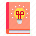 book, bulb, education, idea, learning, science
