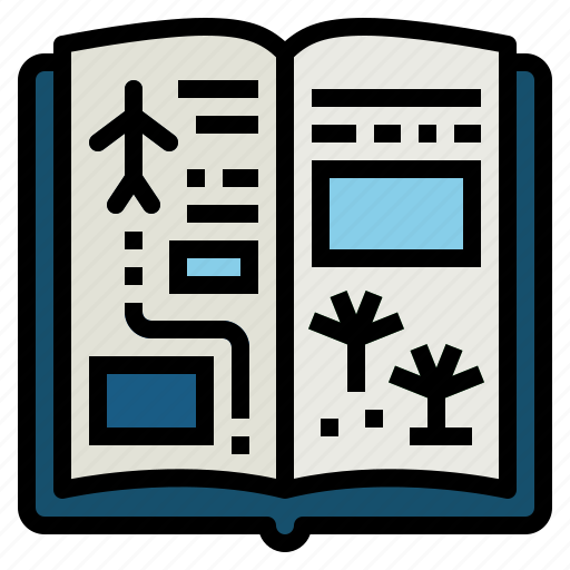 Airport, book, plane, travel icon - Download on Iconfinder