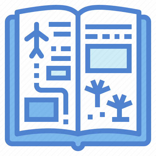 Airport, book, plane, travel icon - Download on Iconfinder