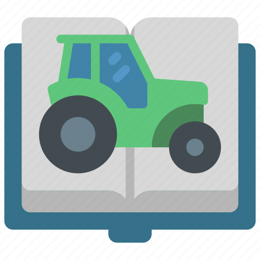 Agriculture, book, farming, farm, tractor icon - Download on Iconfinder