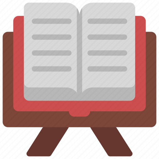 Book, stand, open, novel, writing icon - Download on Iconfinder