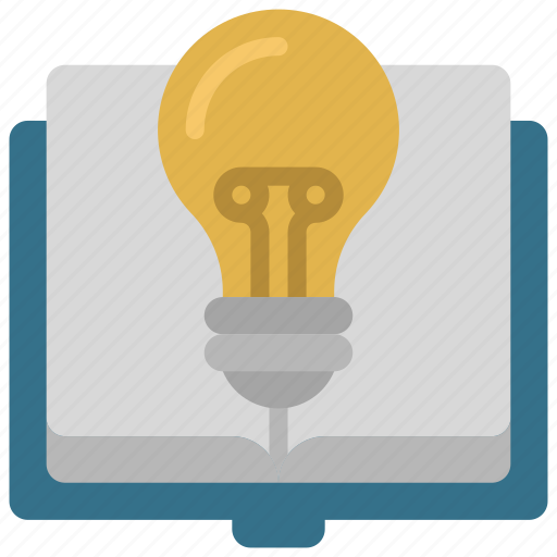 Idea, book, ideas, lightbulb, open icon - Download on Iconfinder