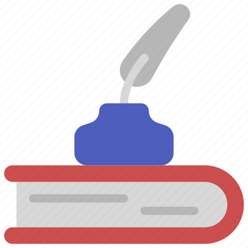 Ink, pot, quill, writing, novel icon - Download on Iconfinder