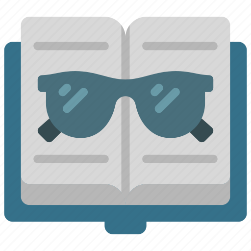Reading, glasses, open, book, read icon - Download on Iconfinder