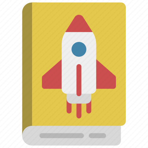 Space, book, exploration, rocket, ship icon - Download on Iconfinder