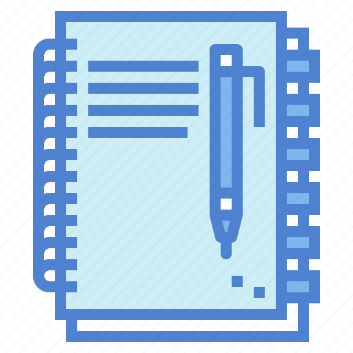 Book, notebook, pencil, writing icon - Download on Iconfinder