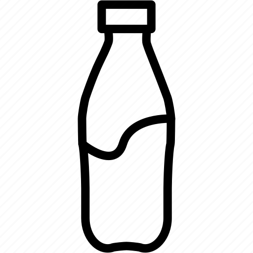 Bottle, drink, milk, plastic, water icon - Download on Iconfinder