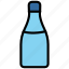 bottle, drink, milk, plastic, water 