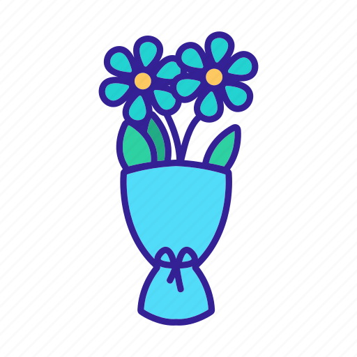 Bouquet, element, floral, flower, plant, tulip icon - Download on Iconfinder