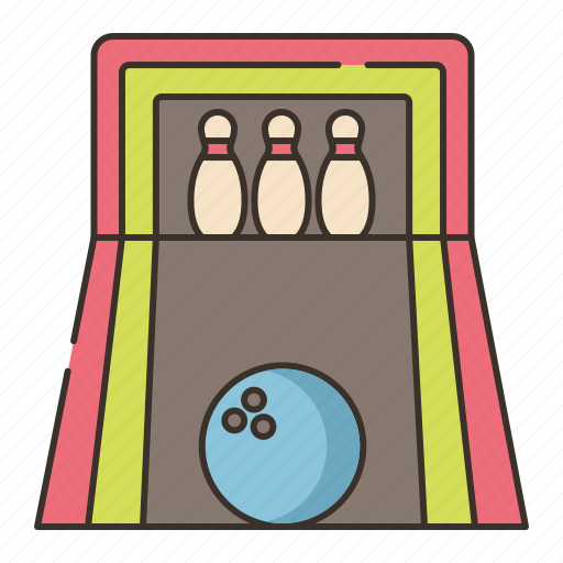 Alley, ball, bowling, pins icon - Download on Iconfinder