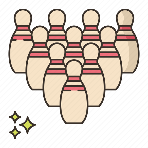 Bowling, game, pins icon - Download on Iconfinder