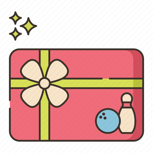 Bowling, cards, gift, present icon - Download on Iconfinder