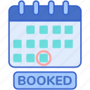book, calendar, date, event