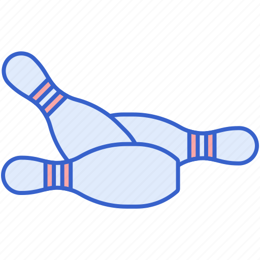 Bowling, fallen, pin icon - Download on Iconfinder