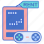 gamepad, games, rent 