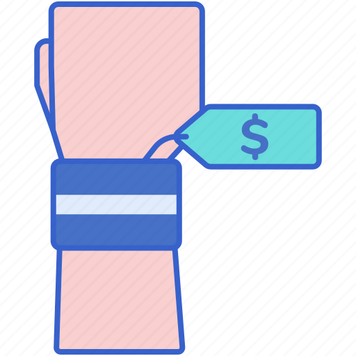 Hand, price, tag, wristband icon - Download on Iconfinder