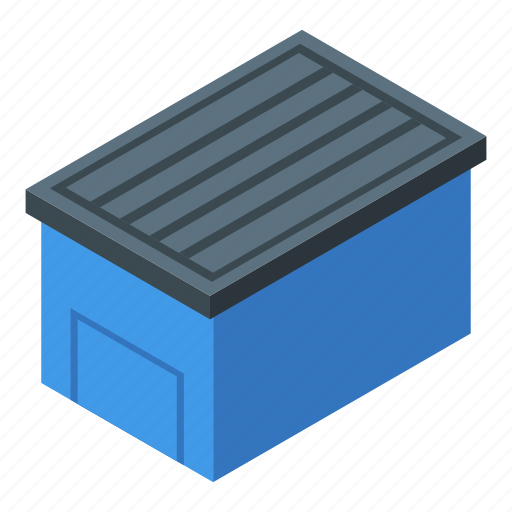 Plastic, box, isometric icon - Download on Iconfinder