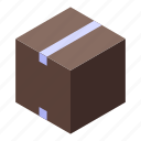 cube, box, isometric