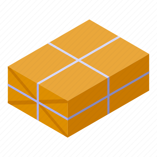 Packed, box, isometric icon - Download on Iconfinder