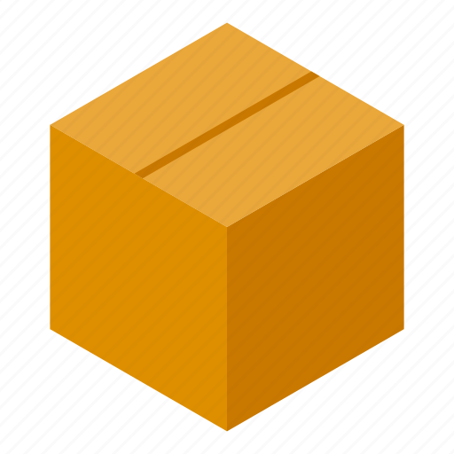 Closed, parcel, box, isometric icon - Download on Iconfinder