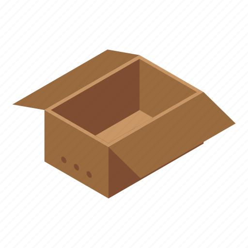 Open, box, isometric icon - Download on Iconfinder